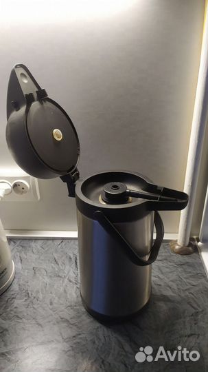 Термос с помпой - 2 л