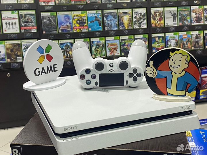 Sony Playstation 4 Slim 500gb Белая (б/у)