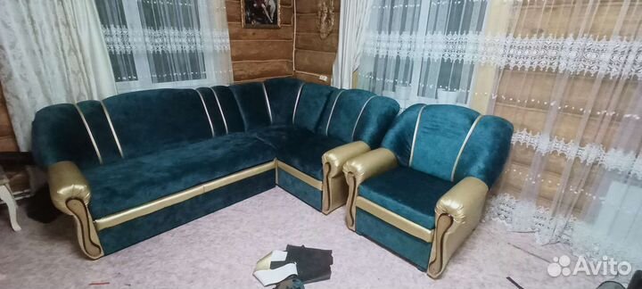 Обшивка перетяжка мягкой мебели