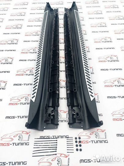 Силовые пороги BMW X5 F15 подножки бмв ф15 икс 5