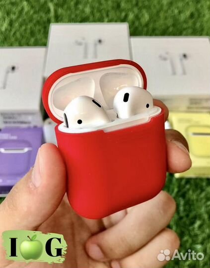 AirPods 2 + чехол