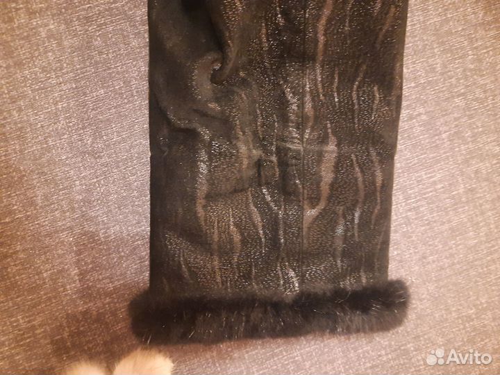 Замшевая пальто