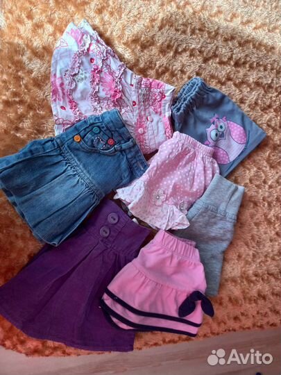 Вещи для девочки 74-80 пакетом