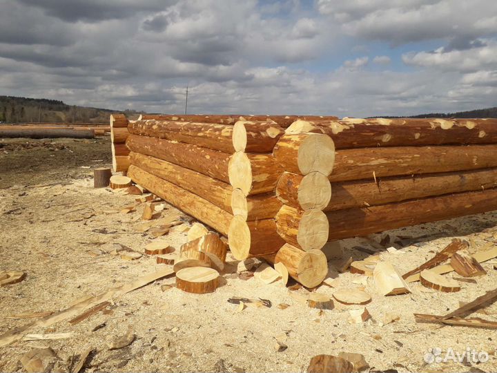 Сруб бани и дома