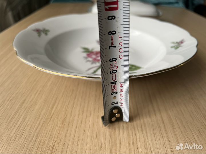 Тарелки GDR масленка Винтаж