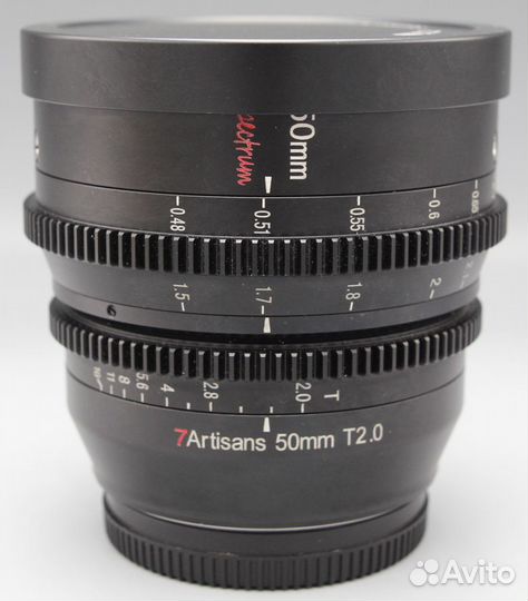 7Artisans 50mm T2.0 Cinema Spectrum L-mount (сост