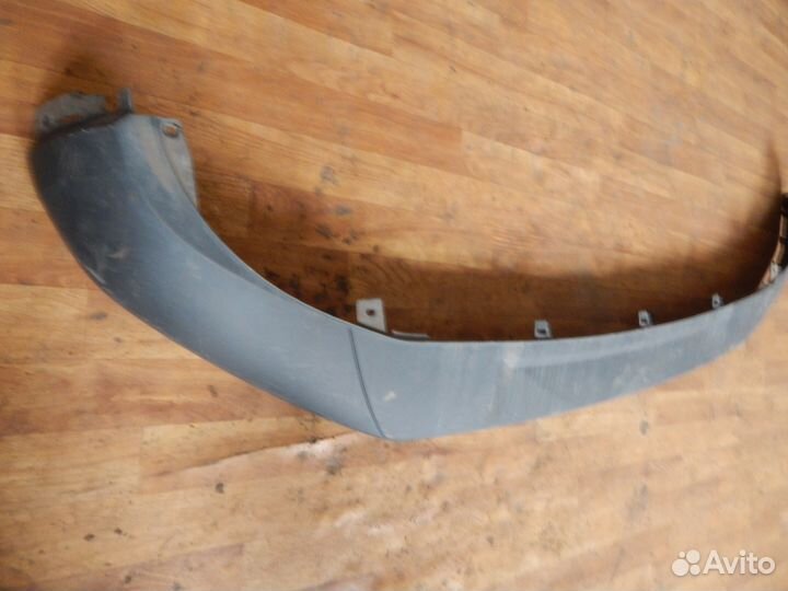 Юбка переднего бампера Audi Q5 2 2017-н.в Ауди нак