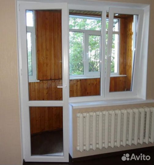 Пластиковые окна Дверь на балкон