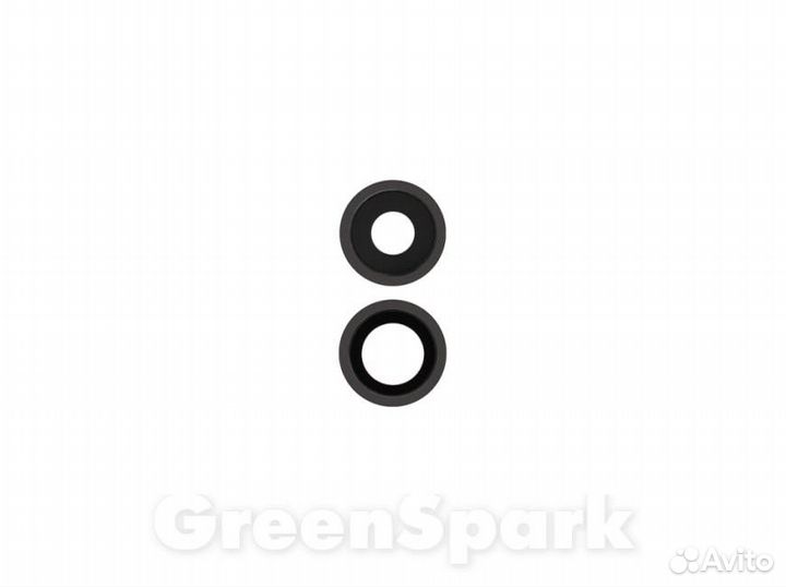 Стекло камеры для iPhone 11 черный в сборе компле