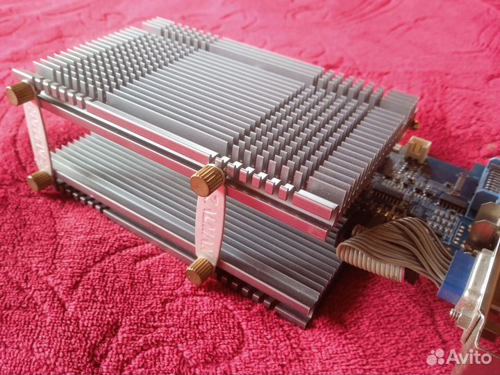 Видеокарта gigabyte gv nx84s512h + охлаждение