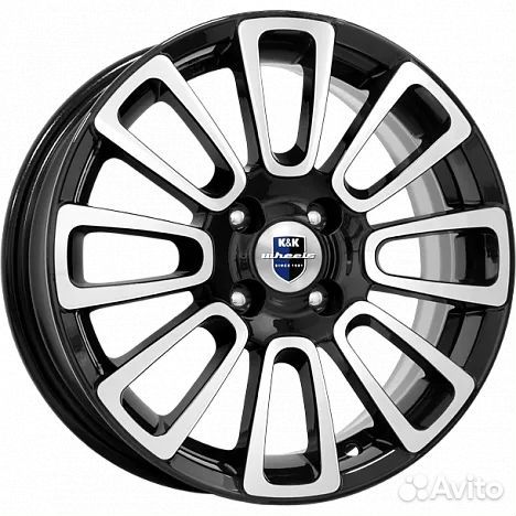 Кик Неман (кс717) 6,0x15 4/ 98 ET35 d-58,5 алмаз черный (Арт.r66471) Оригинал