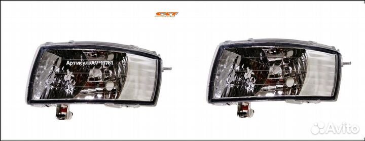 Фара противотуманная toyota corolla 02-06 wish 05