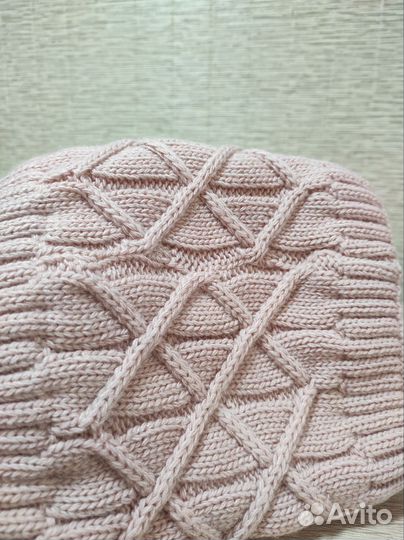 Шапка и снуд для девочки зима