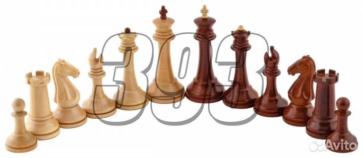 Шахматы Стаунтон Фаворит (тёмная доска) (48518)