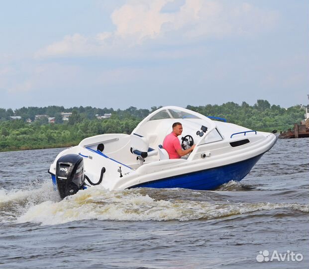 Катер c каютой Неман 550 комбинированный новый