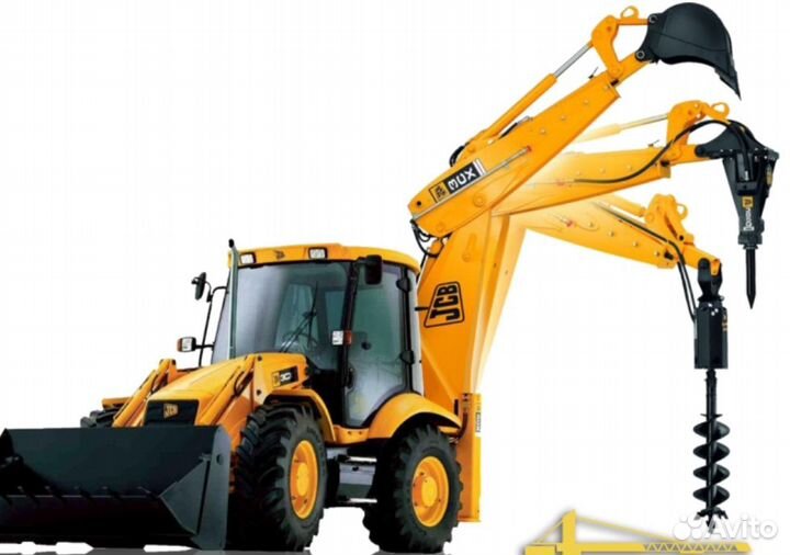 Услуги экскаватора-погрузчика JCB 5CX, 4CX. Аренда