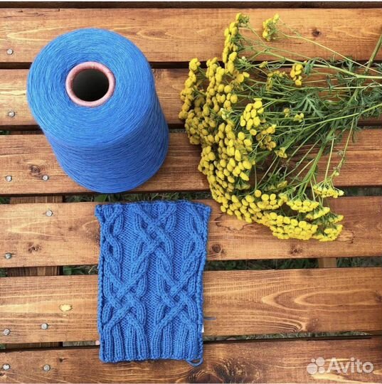 Пряжа бобинный меринос Италия