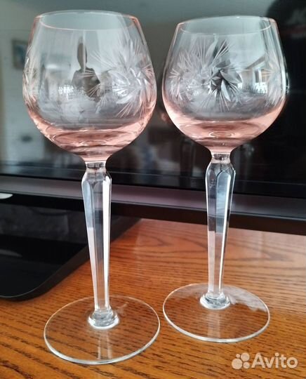 Бокалы: хрусталь, Европа 1950-е гг; Штофы