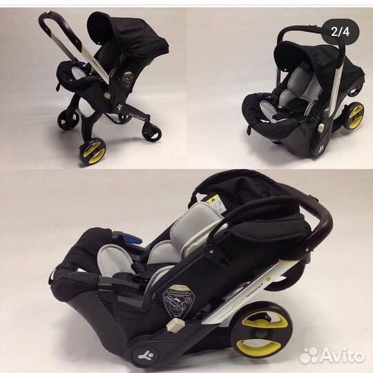 Аренда Детская коляска-автокресло FooFoo Серая