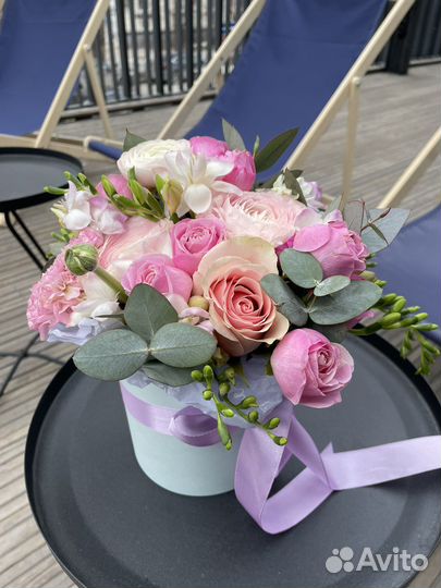 Коробка с цветами