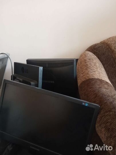 Мониторы ЖК Saмsung, LG б/у