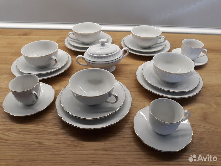 Чешский чайный сервиз