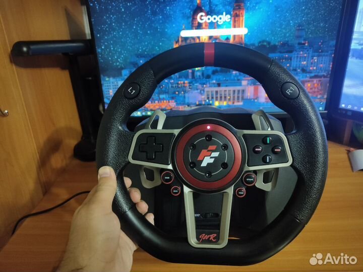 Игровой руль flashfire 6in1 suzuka Racing Wheel ES
