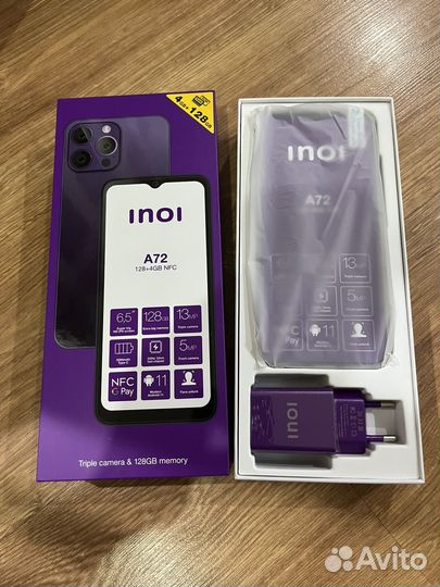 Телефон lnol А72 128+4 GB