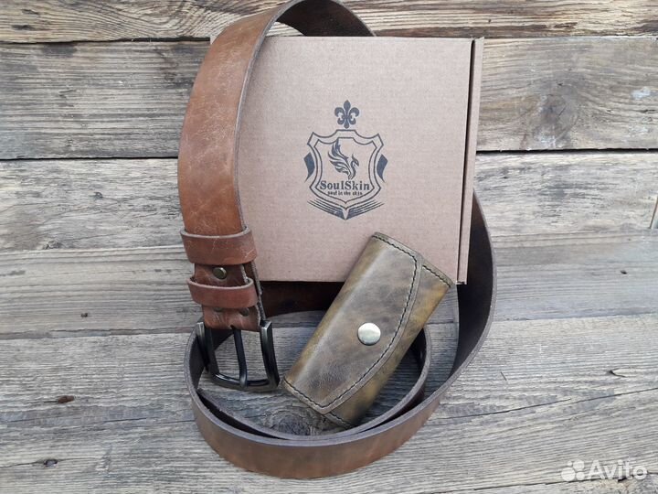 Подарочный набор из кожи Ручной работы