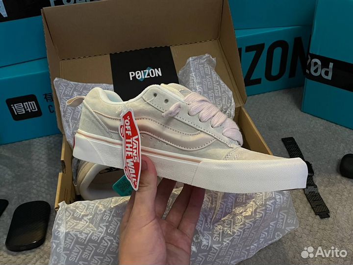 Vans knu skool poizon Розовые