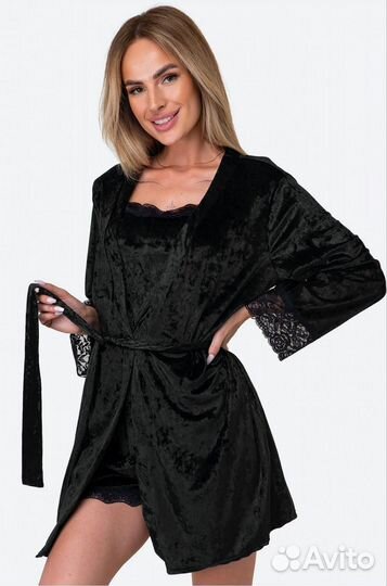 Домашний костюм из 4х предметов р 44