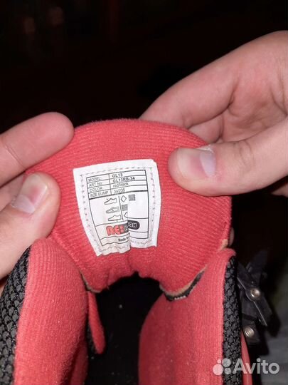 Ролики детские раздвижные 34-37 размер красные