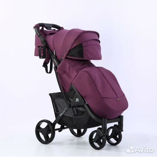 Детская коляска Baballo Future 2023 фиолетовая