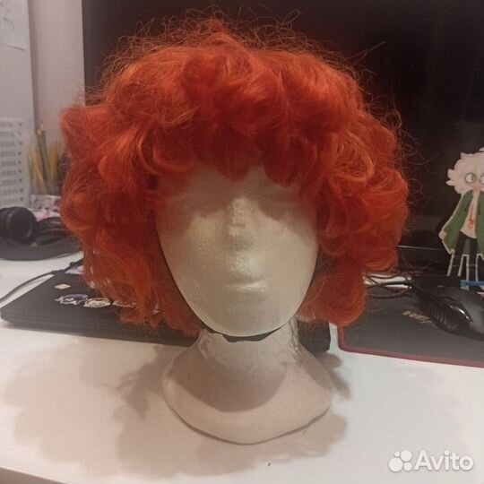 Парик рыжий короткий