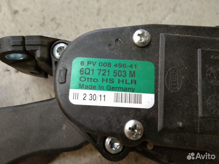 Педаль газа Фольксваген Поло седан