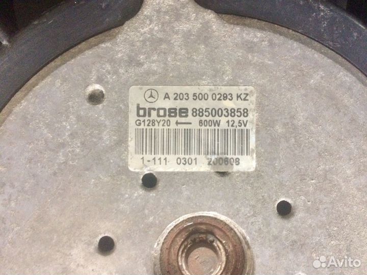 Вентилятор охлаждения Mercedes C W203 600W