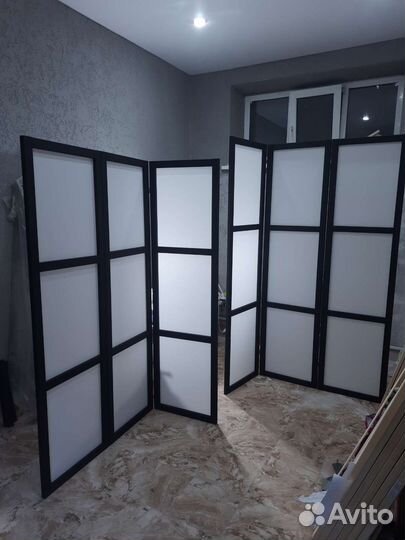 Ширма деревянная для салона красоты