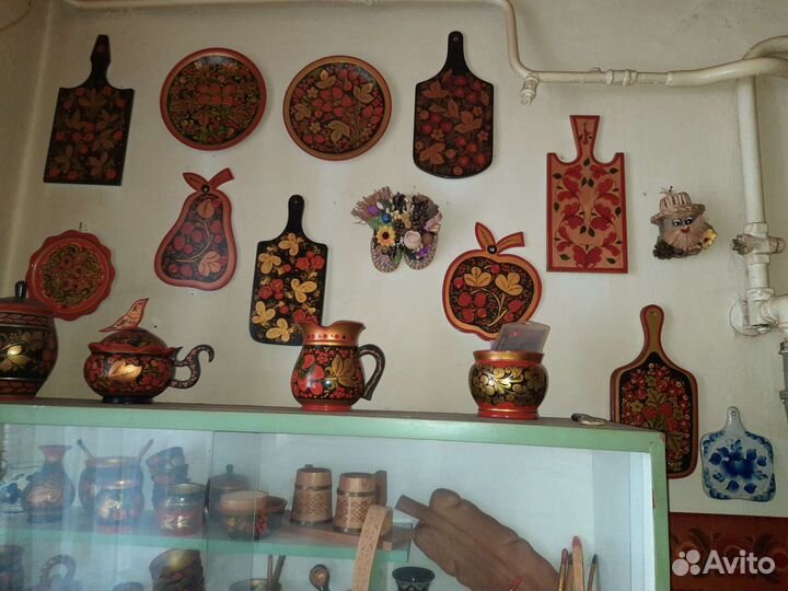 Набор посуды хохлома