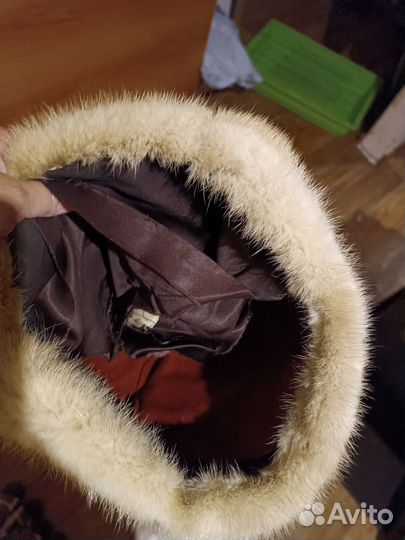 Шапка натуральный мех женская