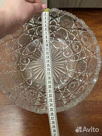 Салатница хрустальная СССР
