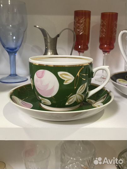 Чайный сервиз Вербилки слива