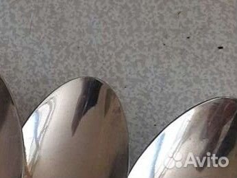 Ложки вилки нерж/мнц/золото