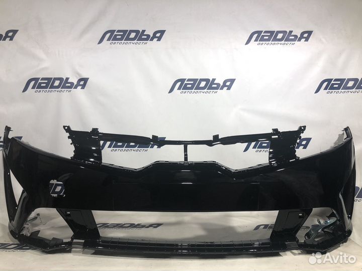 Бампер Kia Rio (20-н.в.) передний Черный MZH