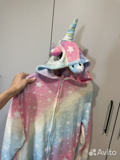 Пижама кигуруми единорог новая 160 см