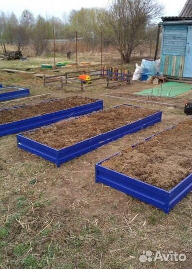 Грядка цветная 1м х 6м х 32см