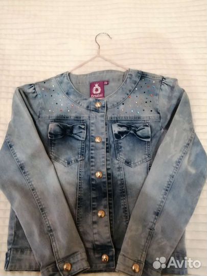 Джинсовая куртка 158