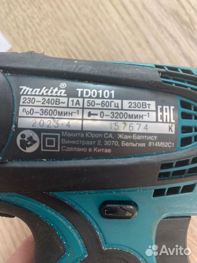 Шуруповёрт Makita TD0101