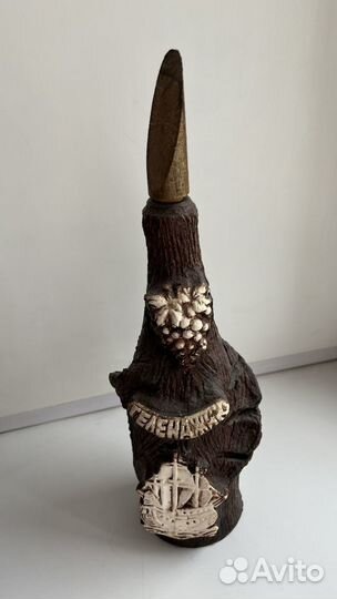 Бутылка декоративная для вина