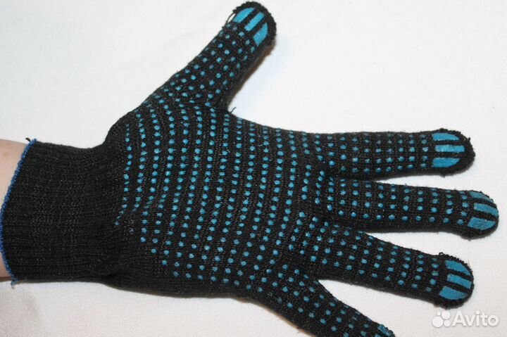 Продам перчатки рабочие х/б с пвх покрытием