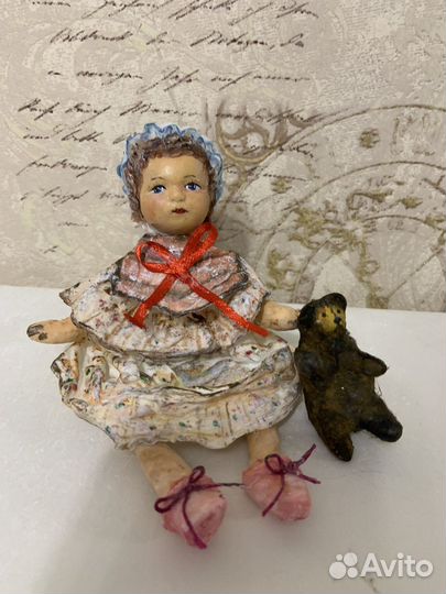 Ватные елочные игрушки